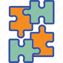 jigsaw, coordination, harmony, management, organisation