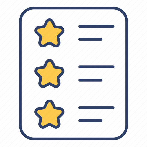 Reviews, rating, star, feedback, ranking icon - Download on Iconfinder