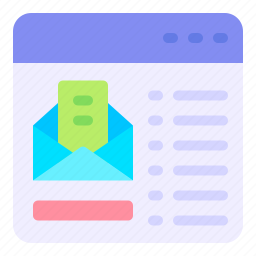 Mail, list, contact, tabs, web, browser icon - Download on Iconfinder