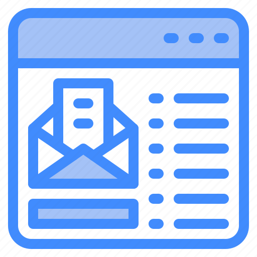Mail, list, contact, tabs, web, browser icon - Download on Iconfinder