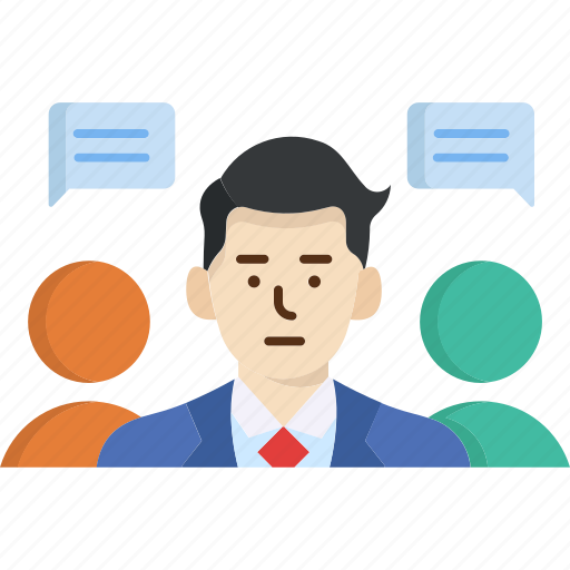 Team communication, communication, business, teamwork, team-discussion, businessman, employee icon - Download on Iconfinder