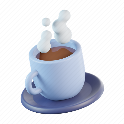 Coffee, mug, beverage, hot, glass, chocolate 3D illustration - Download on Iconfinder