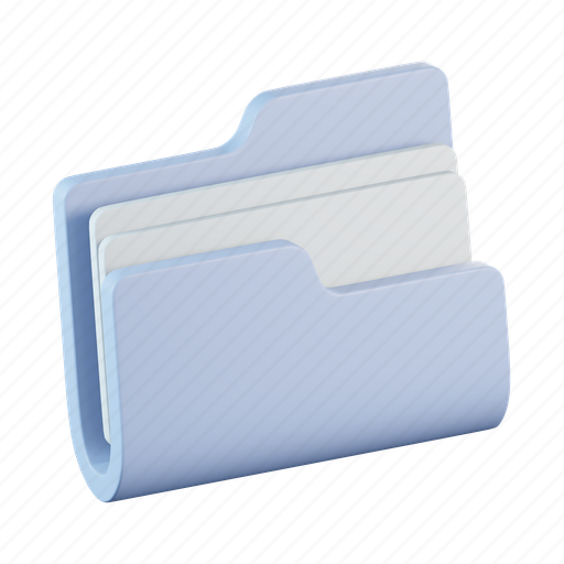 Folder, file, document, files, archive 3D illustration - Download on Iconfinder