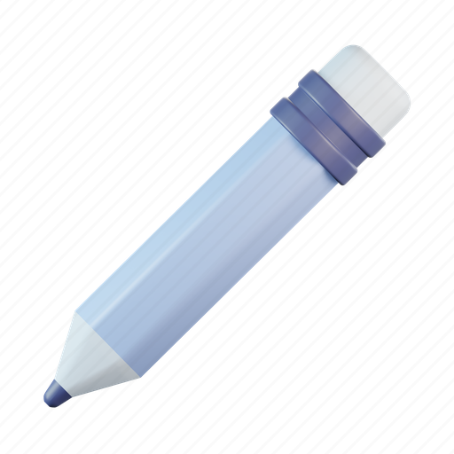Pencil, pen, stationery, tool, school, education 3D illustration - Download on Iconfinder