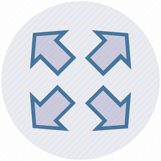 Arrows, arrows expanding, expand arrows, web arrows icon - Download on Iconfinder