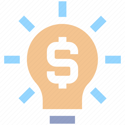 Bulb, creativity, dollar, financial, idea, light, money icon - Download on Iconfinder