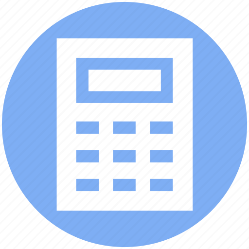 Banking, business, calculate, calculator, finance, mathematics icon - Download on Iconfinder