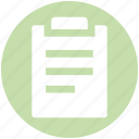 assessment, checkmark, clipboard, list, report, tasks