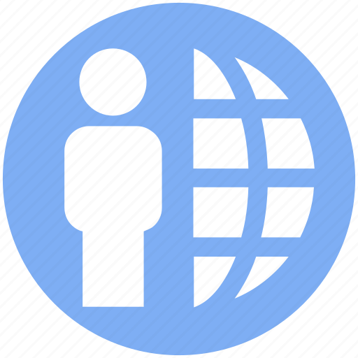 Business person, global, global person, globe, person, professional, world icon - Download on Iconfinder