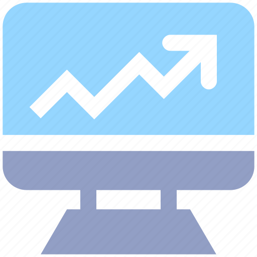 Business, chart, graph, growth, lcd, monitor, statistics icon - Download on Iconfinder