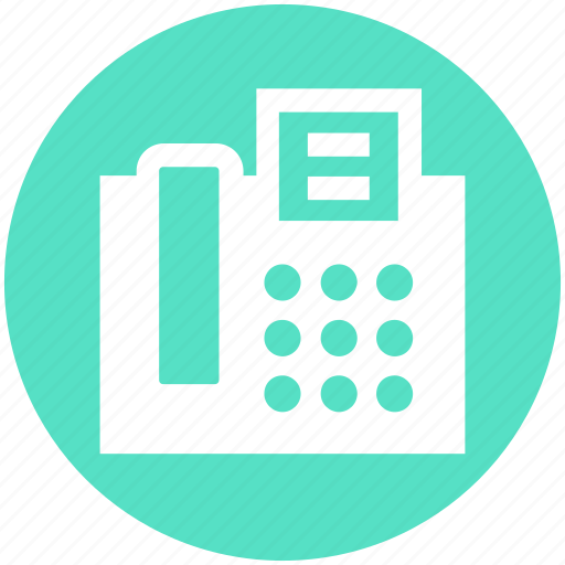 Fax, fax and telephone, fax machine, paper, phone, telephone icon - Download on Iconfinder