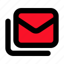 mail, email, message, envelope, dm