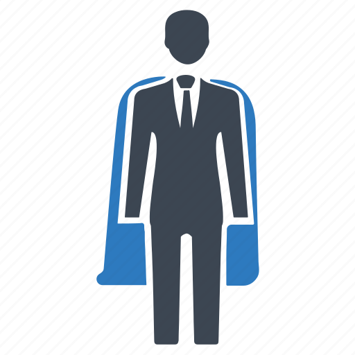 Business hero, businessman, leader, super hero icon - Download on Iconfinder