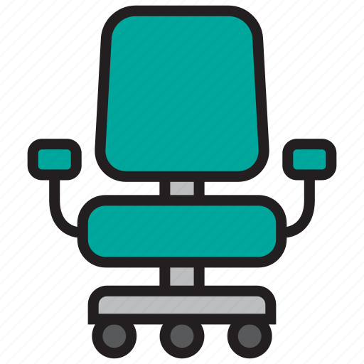 Chair, office, desk, furniture, seat, table icon - Download on Iconfinder