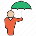 protector, rain, umbrella