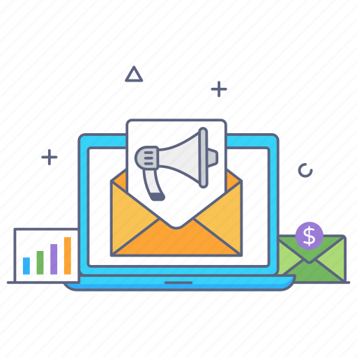 Email advertising, email services, email promotion, email campaign, mail marketing icon - Download on Iconfinder