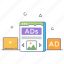 web ads, online ads, video content, online blog, web advertisement 