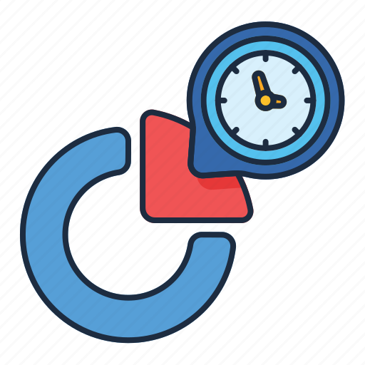 Pie, chart, time, management icon - Download on Iconfinder