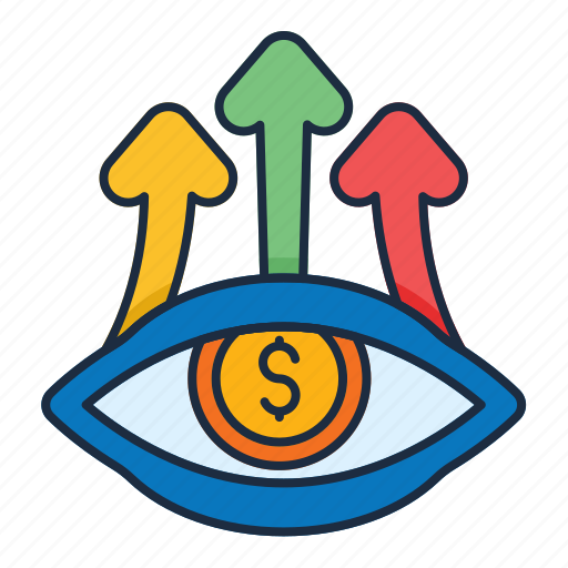 Cash, coin, currency, dollar, eye, finance, money icon - Download on Iconfinder