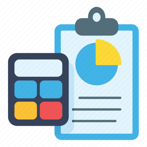 Calculator, budget, accounting, report, document icon - Download on Iconfinder