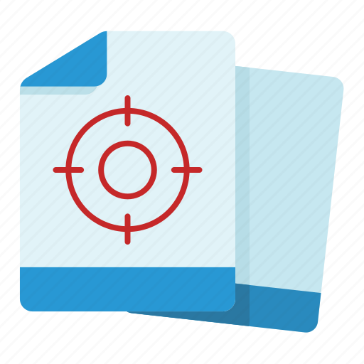 Document, file, form, interface, target, business icon - Download on Iconfinder