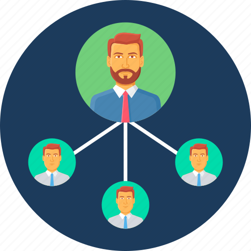 Hierarchy, connection, group, meeting, network, organization, structure icon - Download on Iconfinder