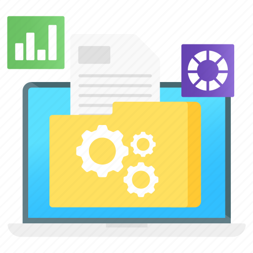 Document, management, file management, file setting, file processing, document management, document loading icon - Download on Iconfinder