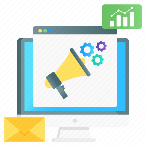 Marketing, automation, marketing automation, promotion management, campaign, promotion settings, marketing promotion icon - Download on Iconfinder