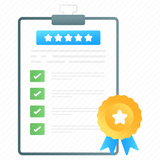 Quality, assurance, quality assurance, checklist assurance, tasklist assurance, checklist report, rating list icon - Download on Iconfinder