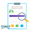 resume, evaluation, user portfolio, project profile, user profile, business portfolio, job profile