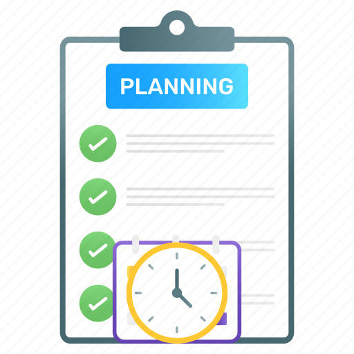 Schedule, planning, schedule planning, checklist, task list planning, to do list, schedule list icon - Download on Iconfinder