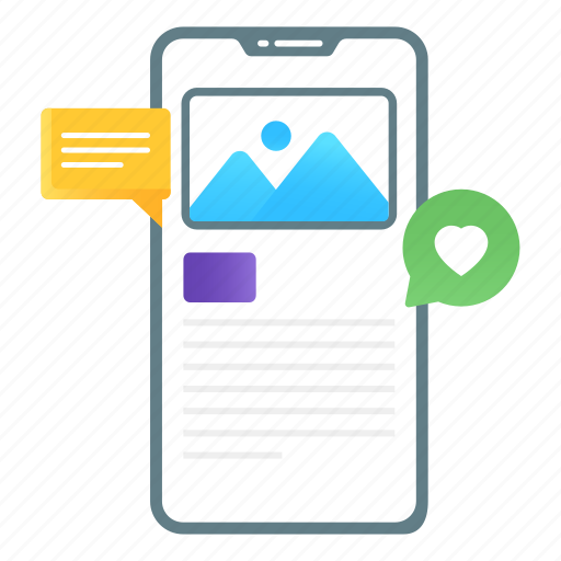Social, engagement, mobile message, social engagement, mobile app, messaging app, mobile chat icon - Download on Iconfinder