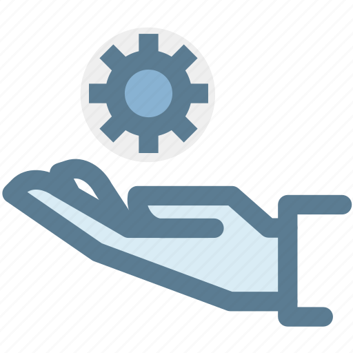 Gear, hand, insurance, mechanism, mechanism insurance, protection icon - Download on Iconfinder