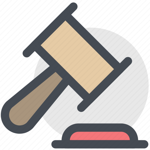 Court, gavel, hammer, judge, law icon - Download on Iconfinder