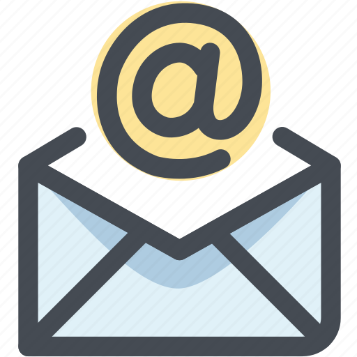 At, electronic mail, email, letter, recieve, send icon - Download on Iconfinder