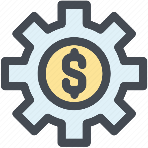 Bussiness, gear, marketing, mechanism, money, money settings, settings icon - Download on Iconfinder