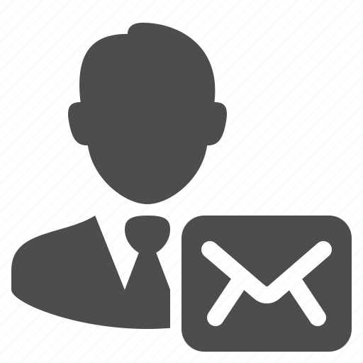 Businessman, email, envelope, letter, mail, man, people icon - Download on Iconfinder
