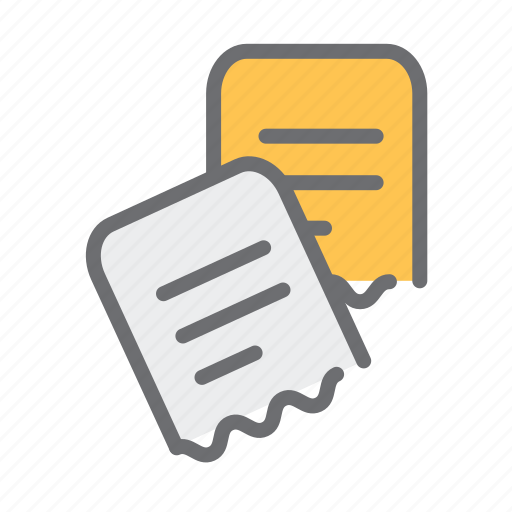 Bill, business, document, file, folder, receipts, startup icon - Download on Iconfinder