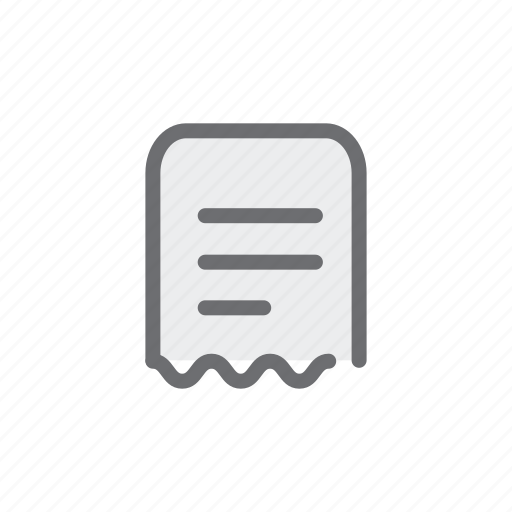 Bill, business, document, file, note, receipt, startup icon - Download on Iconfinder