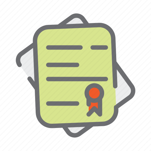 Badge, business, document, file, paperwork, signature, startup icon - Download on Iconfinder