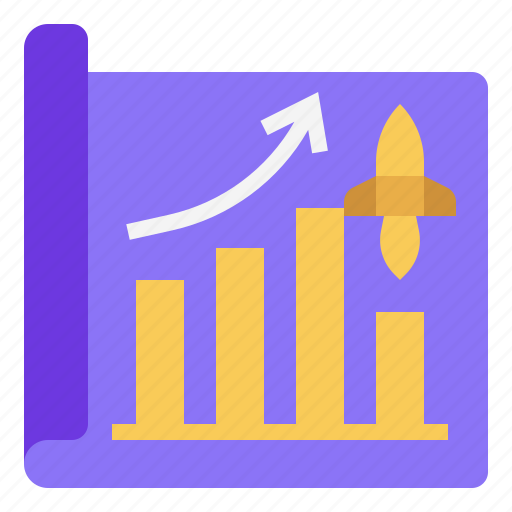 Growth, increase, profit, startup, business growth, chart, statistics icon - Download on Iconfinder