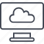 cloud, monitor, screen, storage 