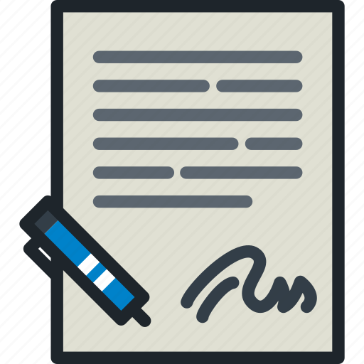 Contract, document, files, paper icon - Download on Iconfinder