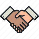 handshake, partnership, contract, agreement