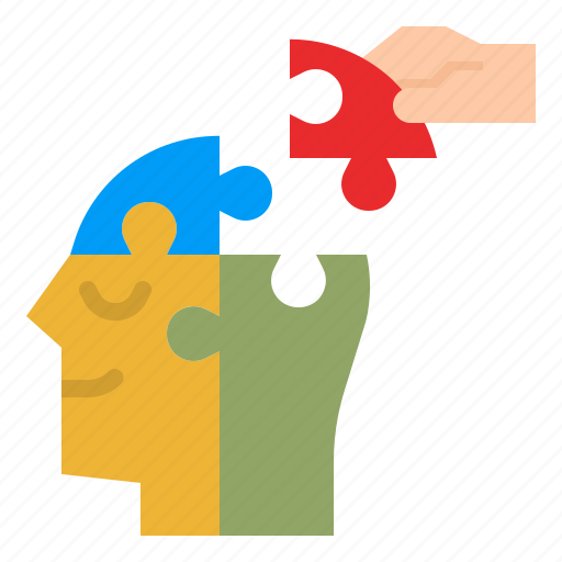 Psychology, mental, head, medicine, jigsaw icon - Download on Iconfinder