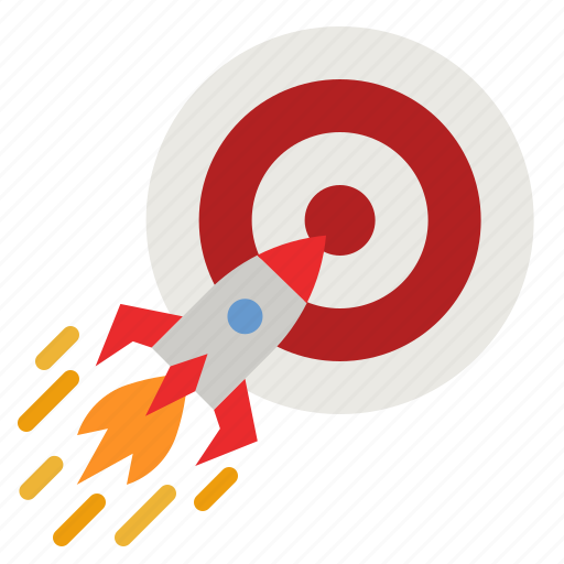 Rocket, target, mission, goal, win icon - Download on Iconfinder