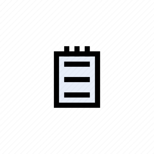 Business, diary, notepad, office, records icon - Download on Iconfinder