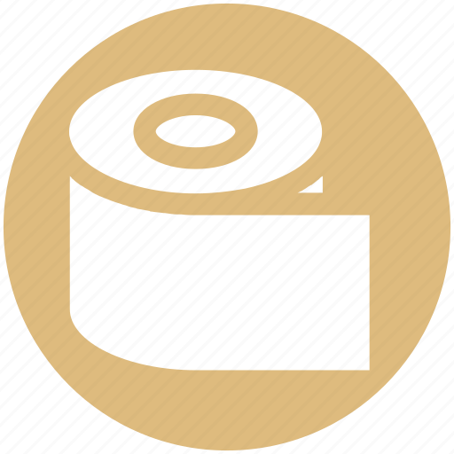 Paper, roll, tissue, tissue paper, tissue roll, toilet icon - Download on Iconfinder