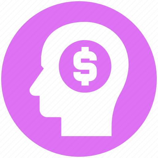 Business, dollar, head, idea, investment, money icon - Download on Iconfinder