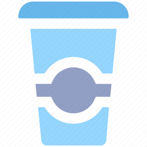 Beverage, coffee, coffee cup, drink, glass, paper, water icon - Download on Iconfinder